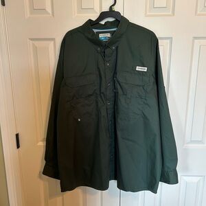 Magellan Outdoors Green Lightweight Shirt Jacket